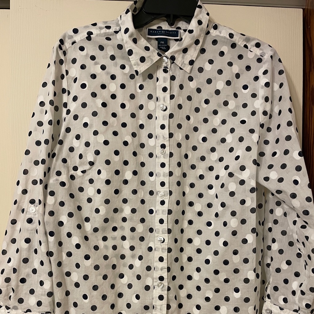 Karen Scott blouse